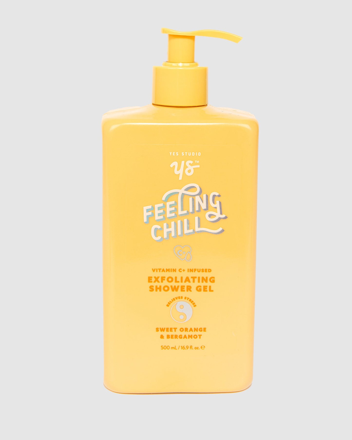 YES STUDIO Exfoliating Shower Gel Vitamin C, Orange & Bergamont (Print)