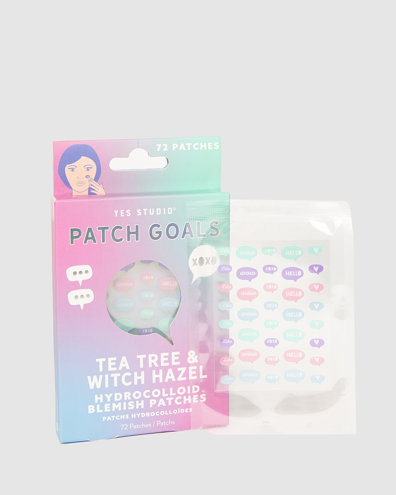 Image of Accessories. Productname: Colette Patch Goals Blemish Patches 72pk Tea Tree & Witch Hazel in Print colour by brand - Colette