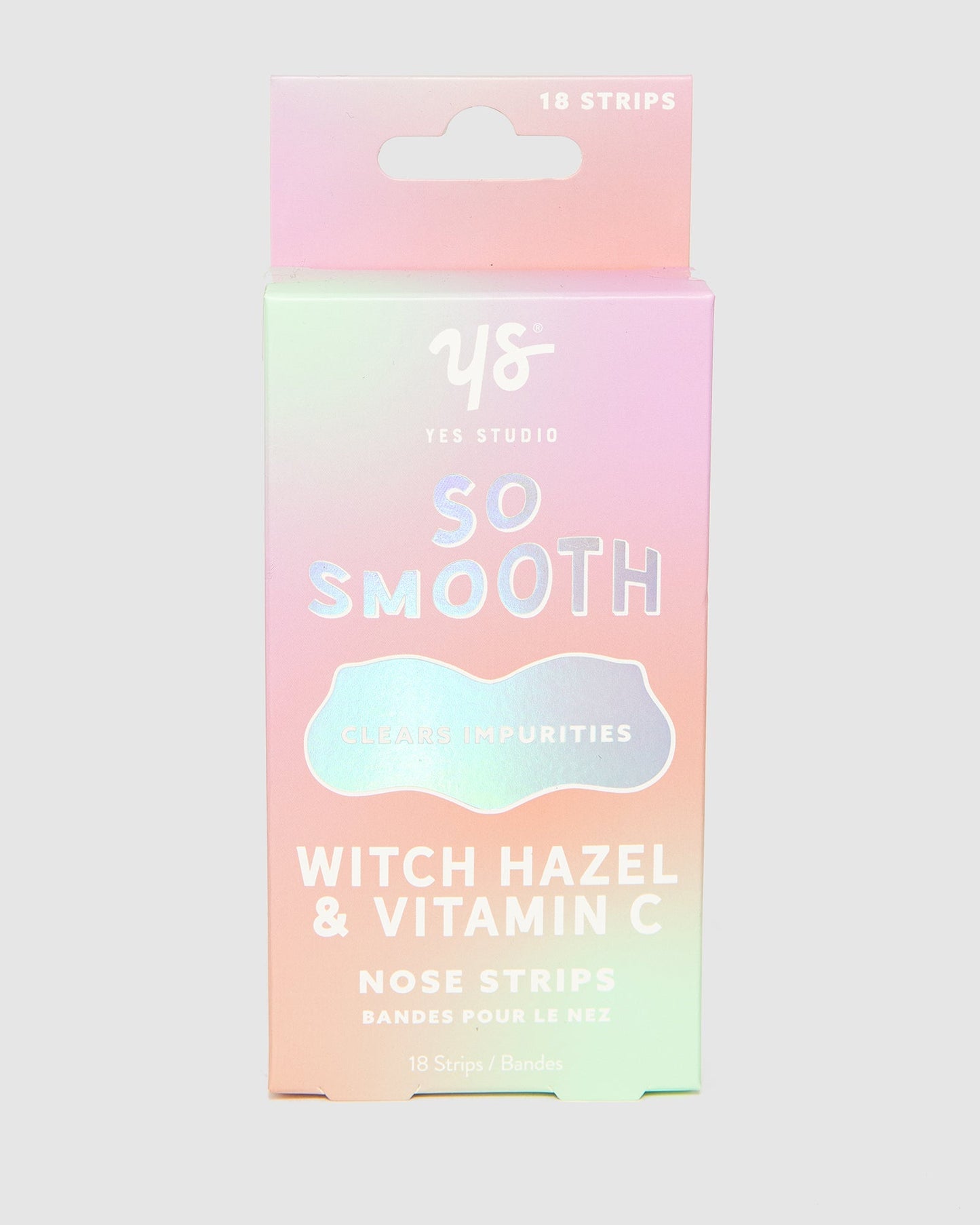 YES STUDIO Nose Strips 18pk Witch Hazel & Vitamin C (Print)