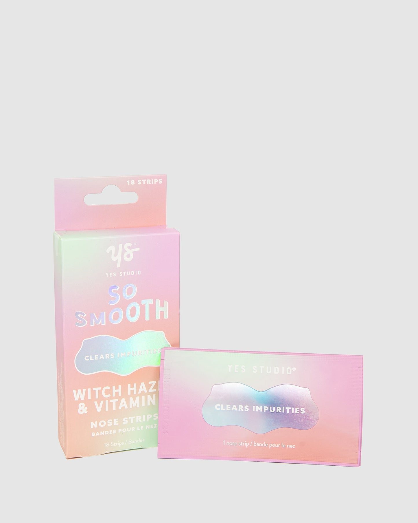 YES STUDIO Nose Strips 18pk Witch Hazel & Vitamin C (Print)