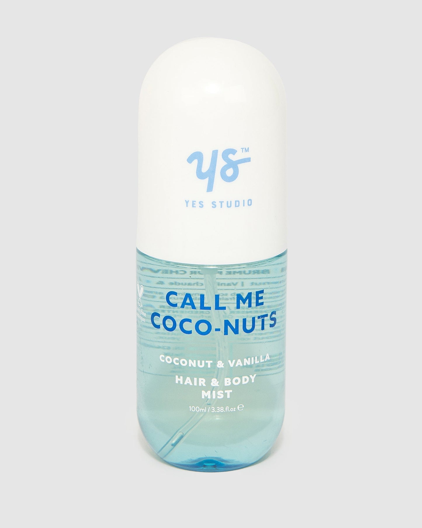 YES STUDIO Hair & Body Mist 100ml Coconut & Vanilla (Print)