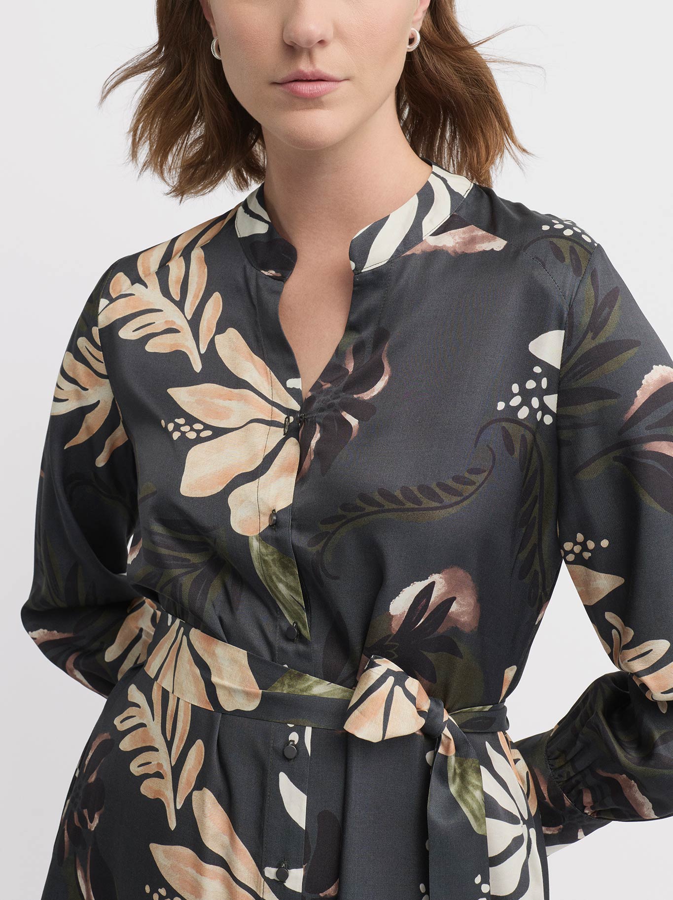 Yarra Trail Harvest Dress (Charcoal)
