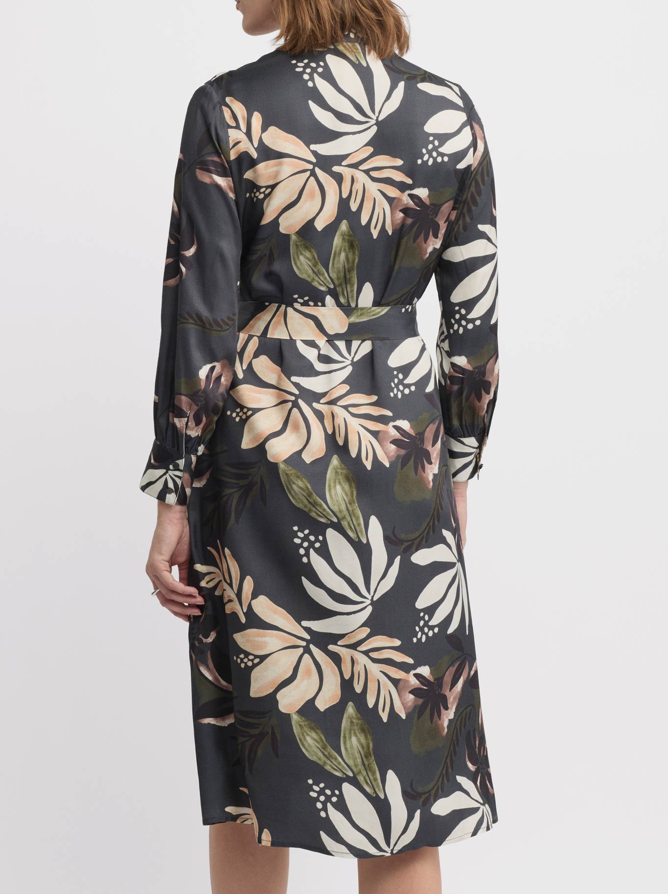 Yarra Trail Harvest Dress (Charcoal)