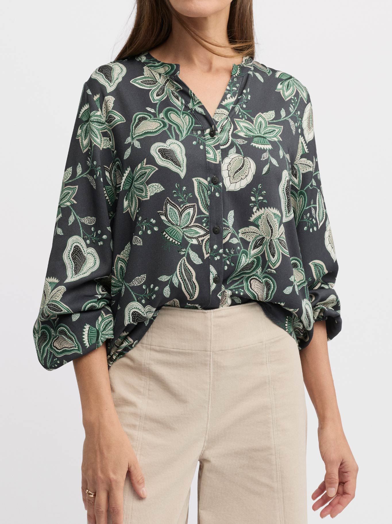 Image of Blouses. Product name - Yarra Trail Kin Blouse in Print colour by brand - Yarra Trail