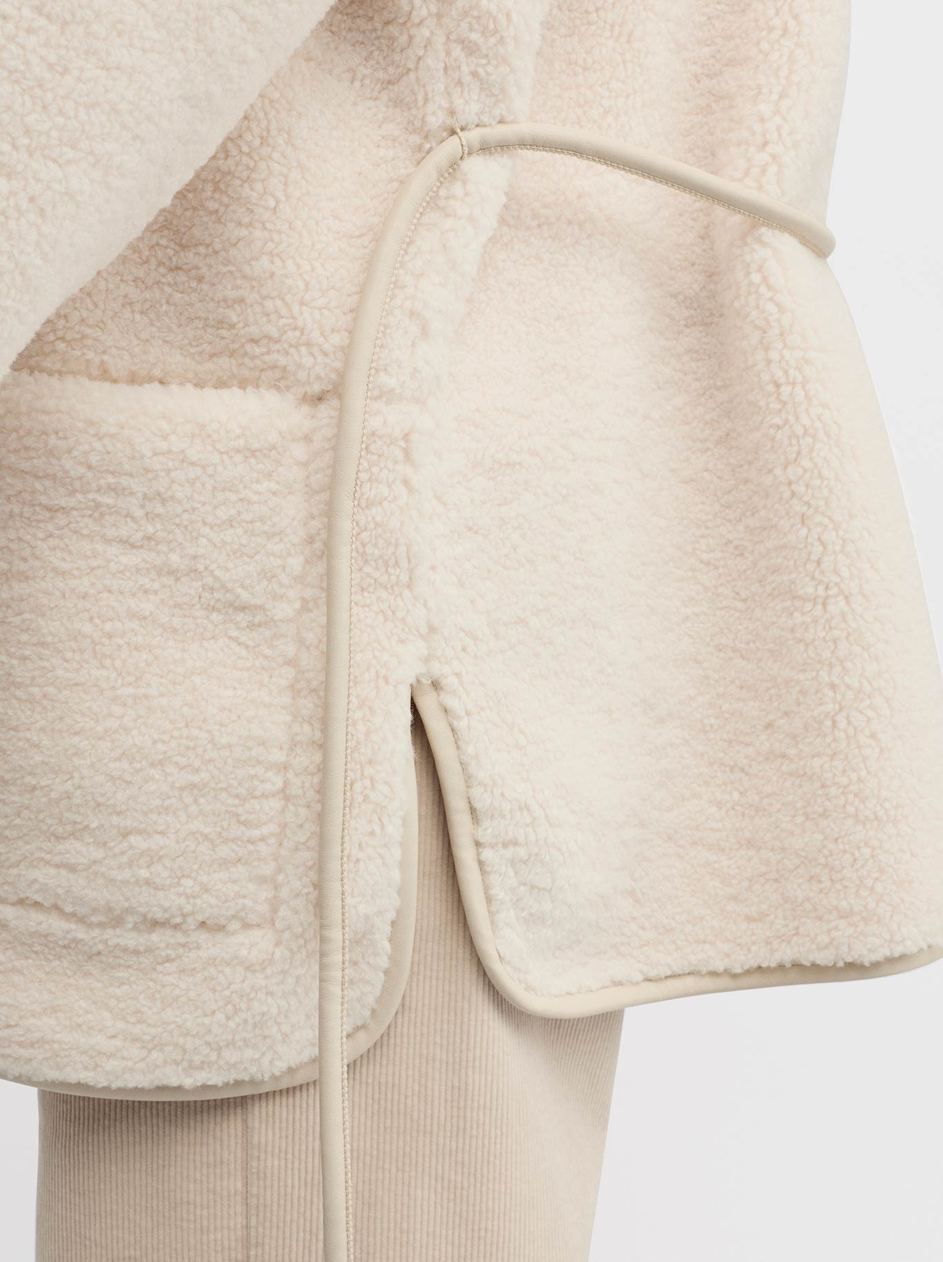 Yarra Trail Teddy Jacket (Ecru)