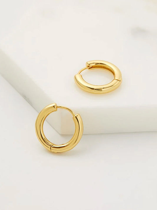 Image of Jewelry. Productname: Zafino Kendall Hoop Medium in Gold colour by brand - Zafino