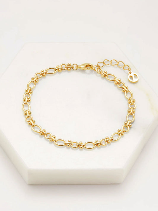 Image of Bracelets. Product name - Zafino Pip Bracelet in Gold colour by brand - Zafino