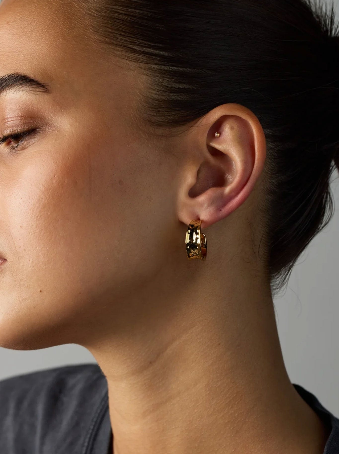 Zafino Bianca Mini Hoops (Gold)