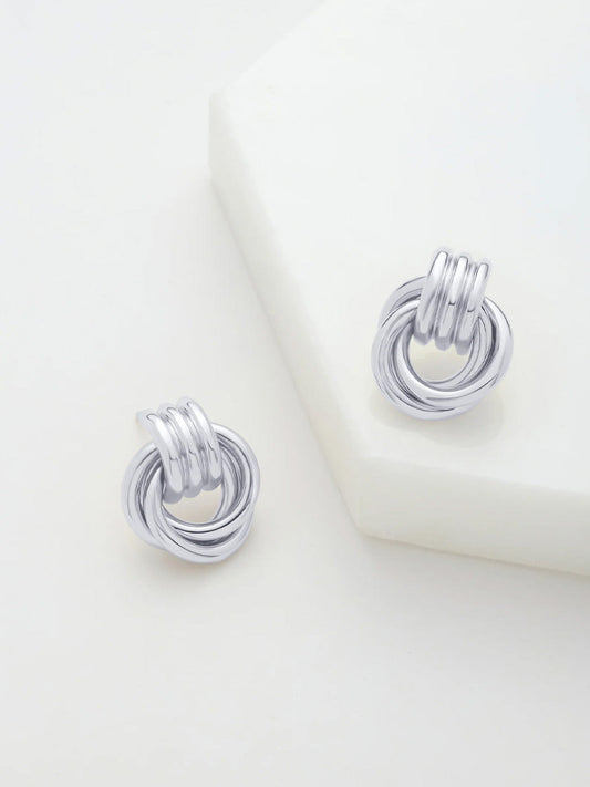 Image of Earrings. Productname: ZAFINO POPPY EARRING in Silver colour by brand - Zafino