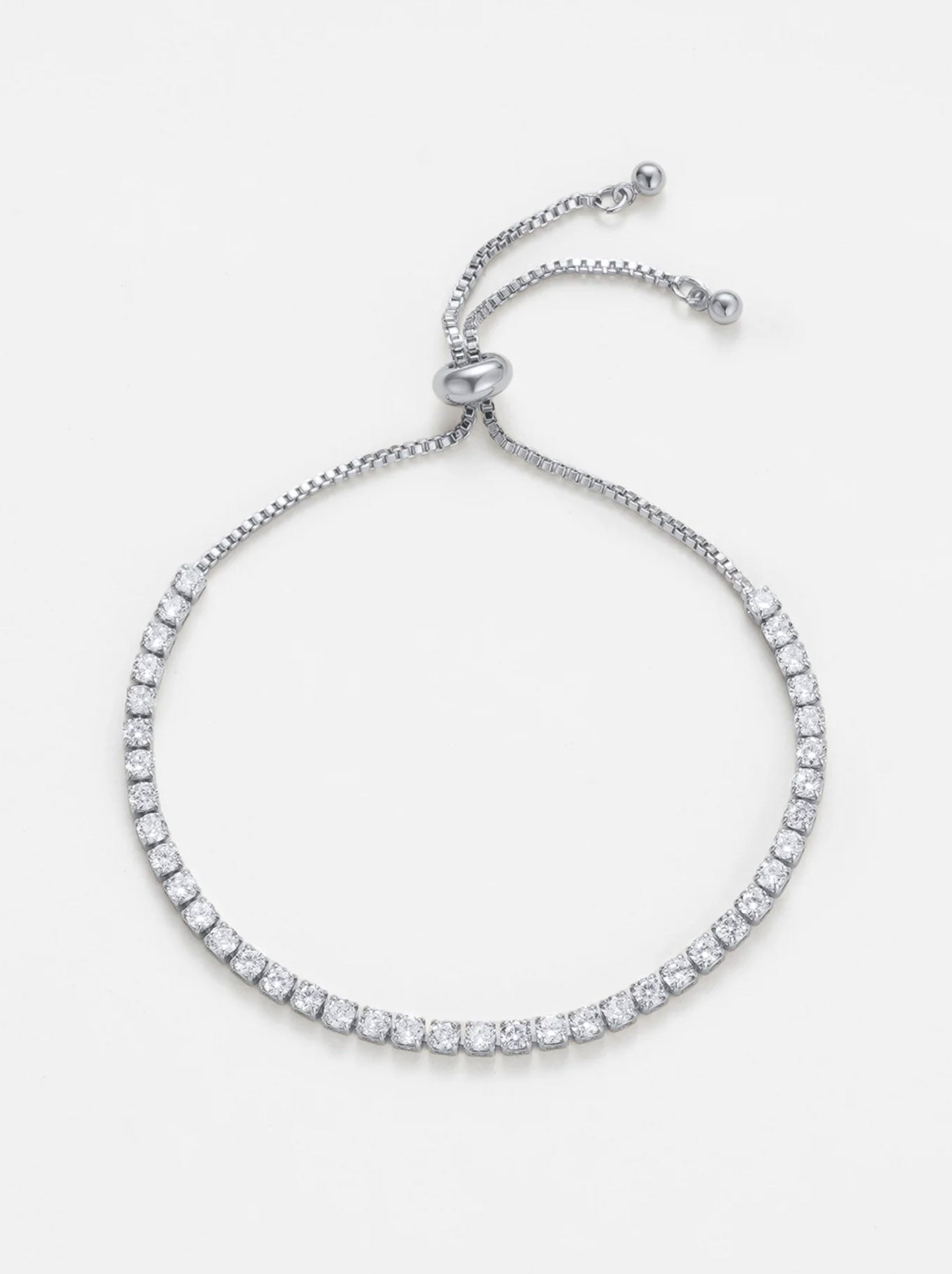 Zafino Nikki Tennis Bracelet (Silver)