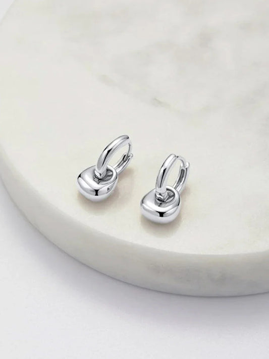 Image of Accessories. Product name - Zafino Sadie Hoop Earring in Silver colour by brand - Zafino