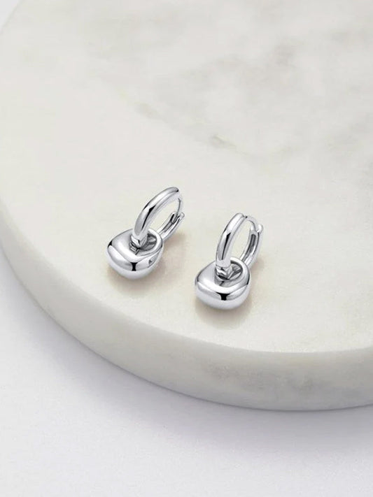 Image of Accessories. Product name - Zafino Sadie Hoop Earring in Silver colour by brand - Zafino