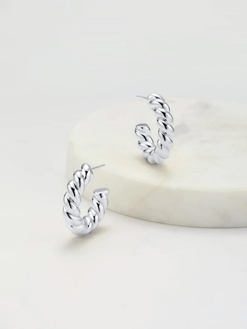 ZAFINO NOVA HOOPS (Silver)