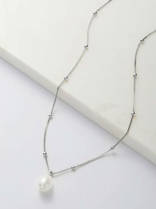 Image of Necklaces. Productname: ZAFINO PRUE NECKLACE in Silver colour by brand - Zafino