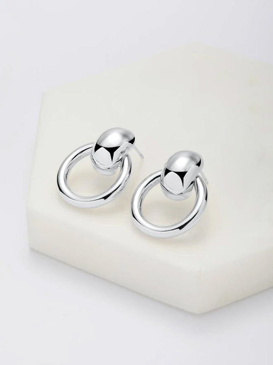 Image of Earrings. Productname: Zafino Billie Earring in Silver colour by brand - Zafino