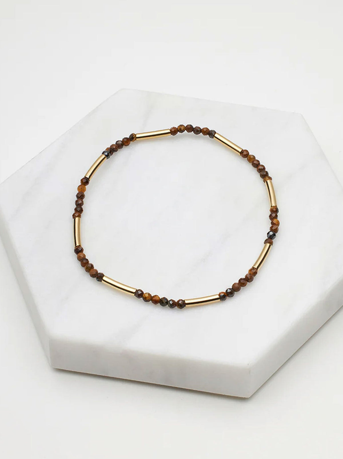 Image of Bracelets. Product name - Zafino Tilly Bracelet in Burnt Amber colour by brand - Zafino