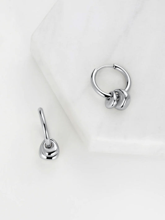Image of Earrings. Productname: ZAFINO SADIE EARRING LARGE in Silver colour by brand - Zafino
