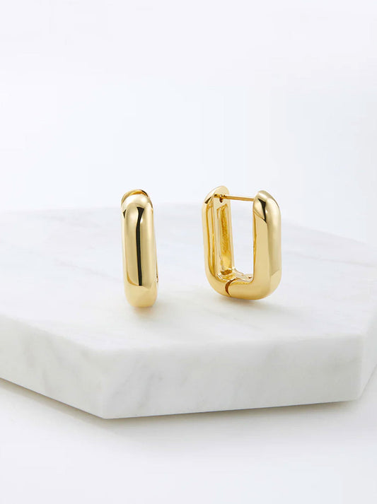 Image of Accessories. Productname: ZAFINO EDEN HOOP in Gold colour by brand - Zafino
