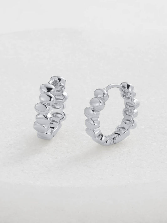 Image of Accessories. Productname: ZAFINO BAILEY HUGGIE in Silver colour by brand - Zafino