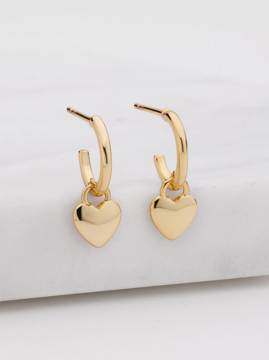 Image of Earrings. Product name - Zafino Khloe Earring in Gold colour by brand - Zafino