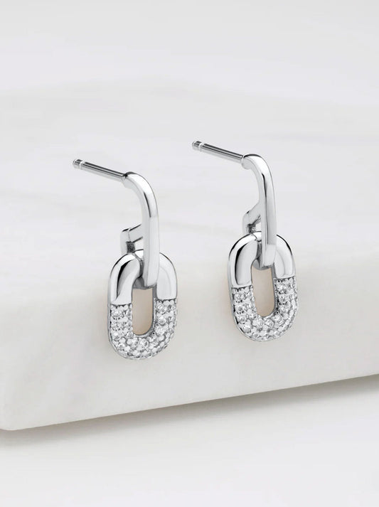 Image of Earrings. Productname: ZAFINO KAIA EARRING in Silver colour by brand - Zafino