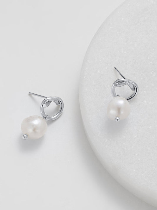 Image of Earrings. Productname: ZAFINO ALICE EARRING in Silver colour by brand - Zafino