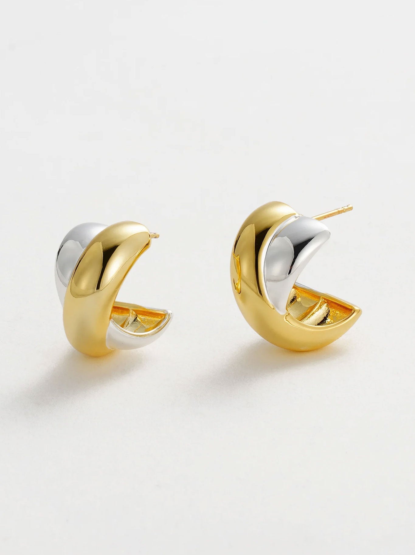 ZAFINO FREYA HOOP (Gold Silver)
