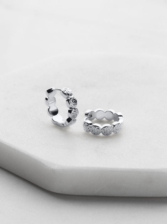 Image of Accessories. Productname: ZAFINO JOSIE HOOP in Silver colour by brand - Zafino