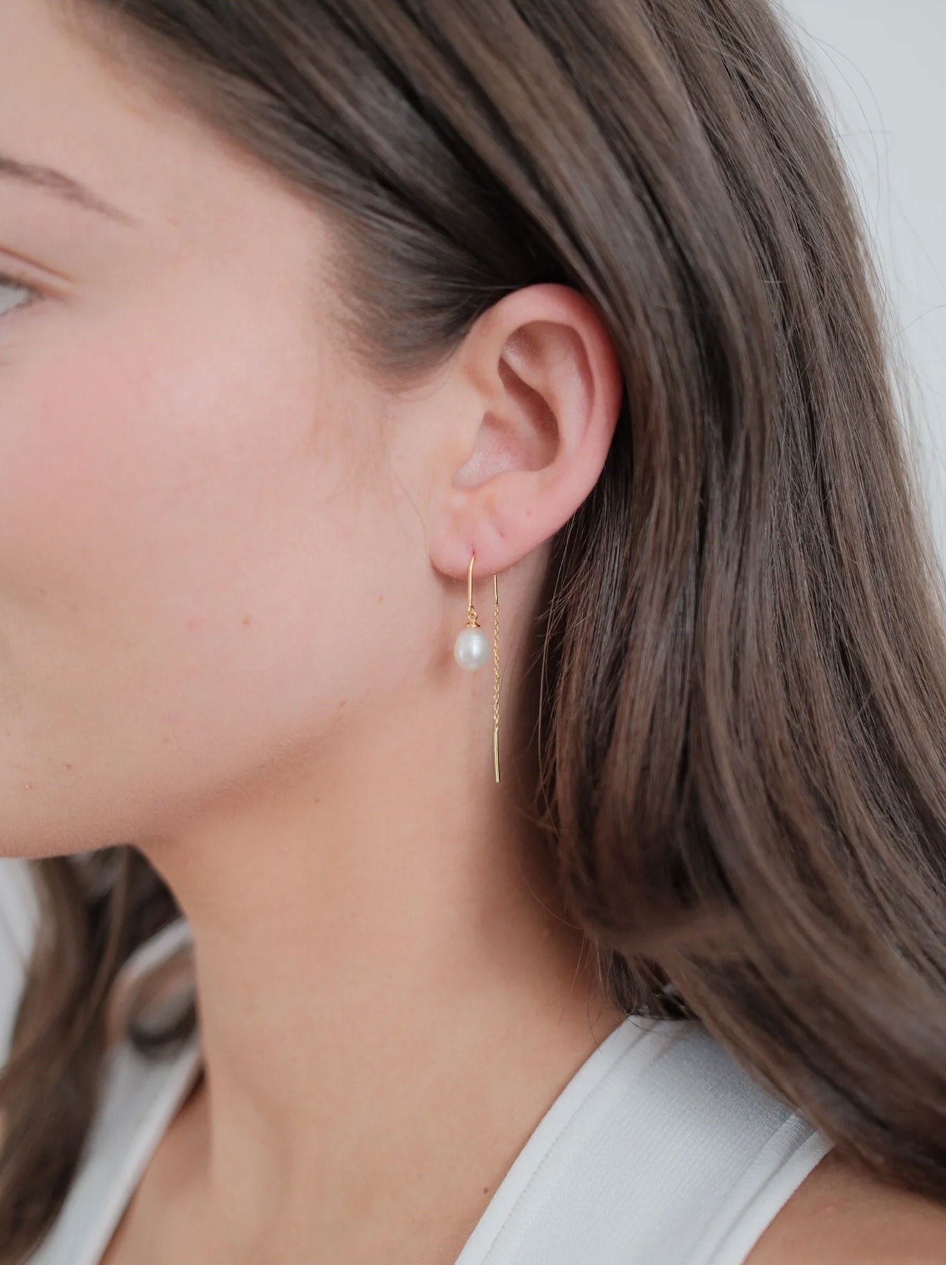 Zafino Talia Thread Earring (Gold)