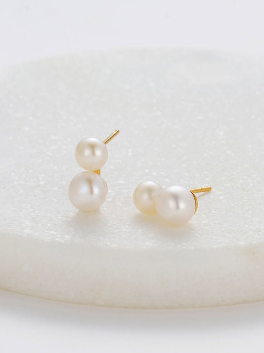 Image of Earrings. Productname: ZAFINO MADELINE EARRING in Gold colour by brand - Zafino