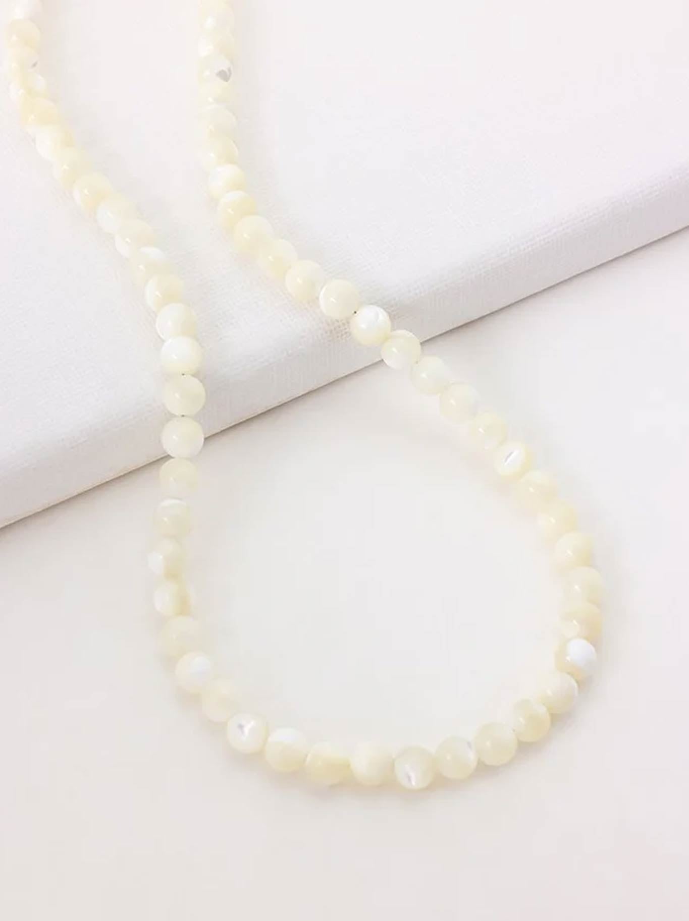 Image of Necklaces. Productname: ZAFINO VALENTINA NECKLACE in White colour by brand - Zafino