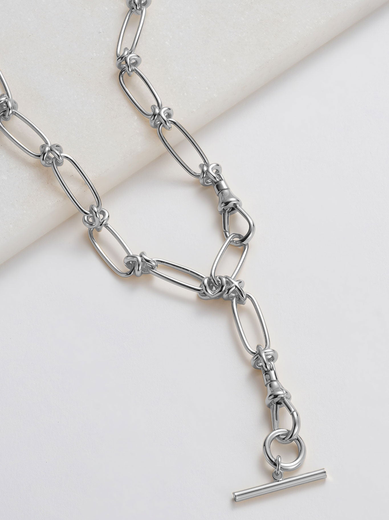 Image of Accessories. Productname: ZAFINO LUCIA NECKLACE in Silver colour by brand - Zafino