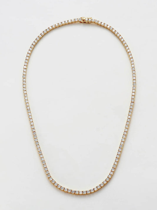 ZAFINO DANNI TENNIS NECKLACE (Gold)