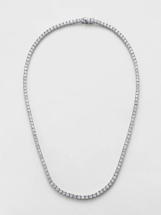 ZAFINO DANI TENNIS NECKLACE (Silver)