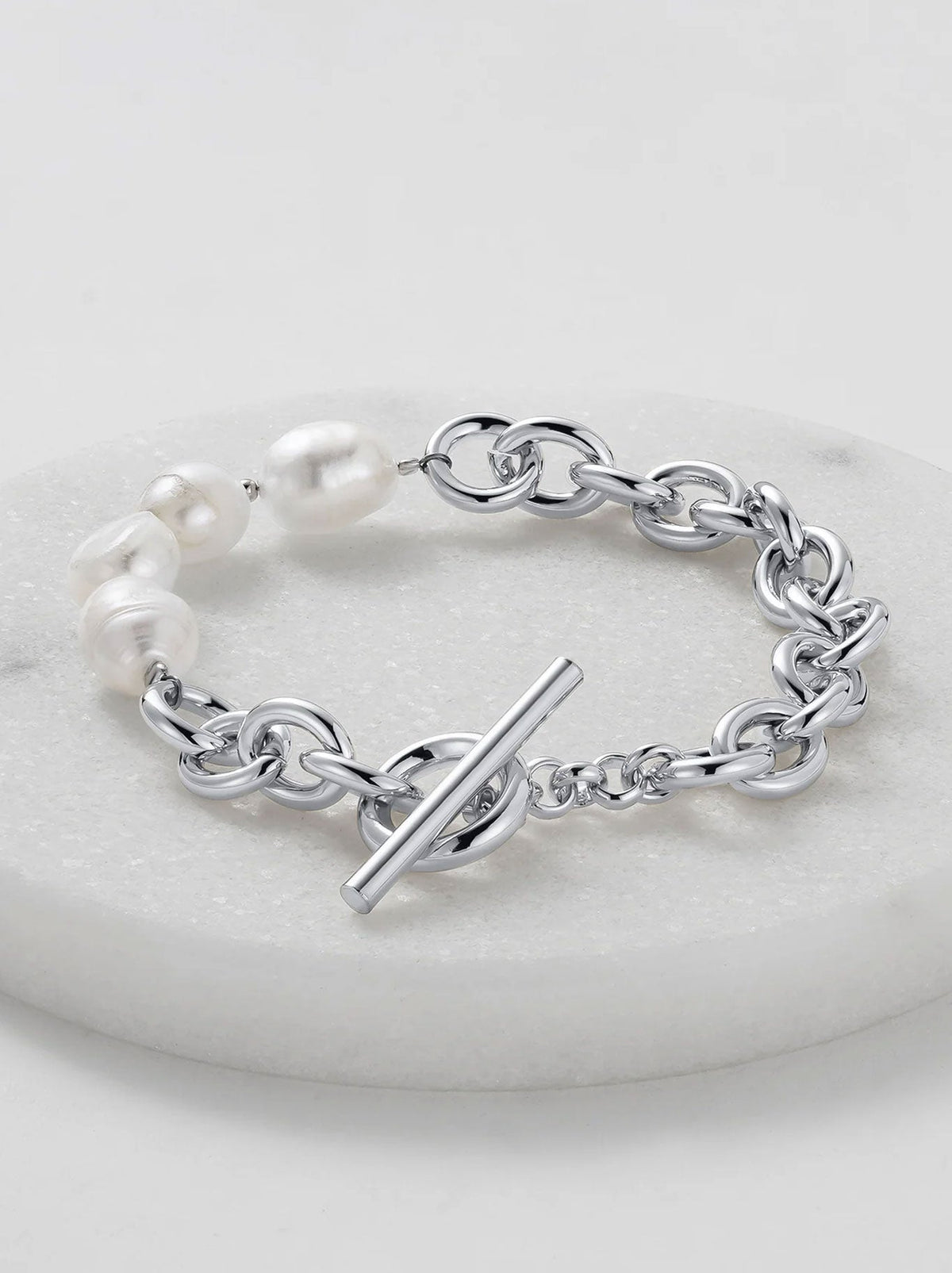 Image of Bracelets. Product name - Zafino Eliza Bracelet in Silver colour by brand - Zafino