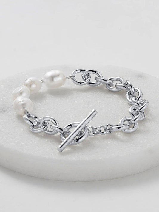 Image of Bracelets. Product name - Zafino Eliza Bracelet in Silver colour by brand - Zafino
