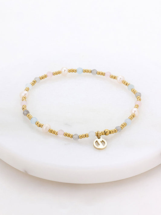 Image of Accessories. Productname: ZAFINO DENVER BRACELET in Sea colour by brand - Zafino