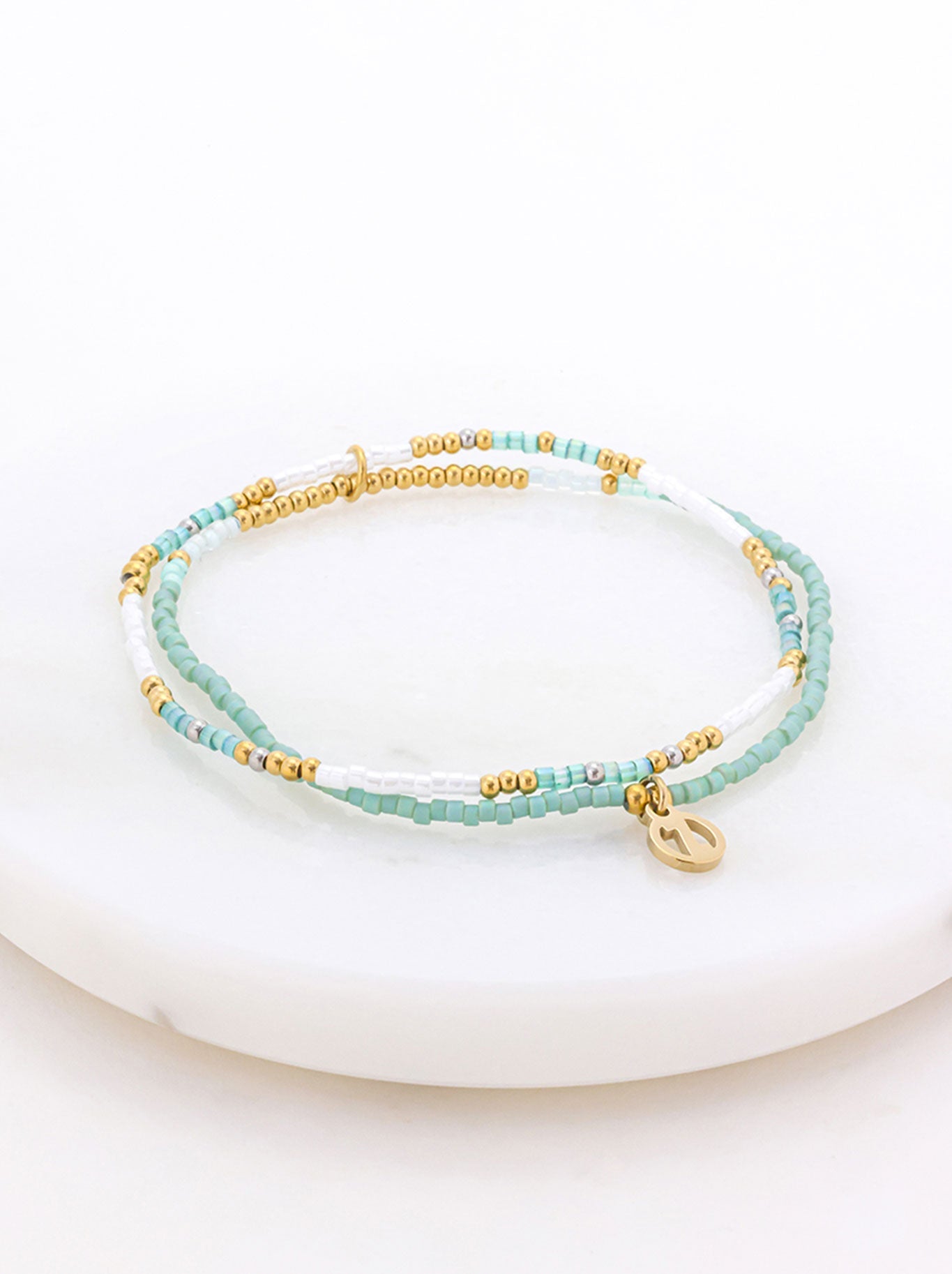 Image of Accessories. Productname: ZAFINO KATE BRACELET in Sea colour by brand - Zafino