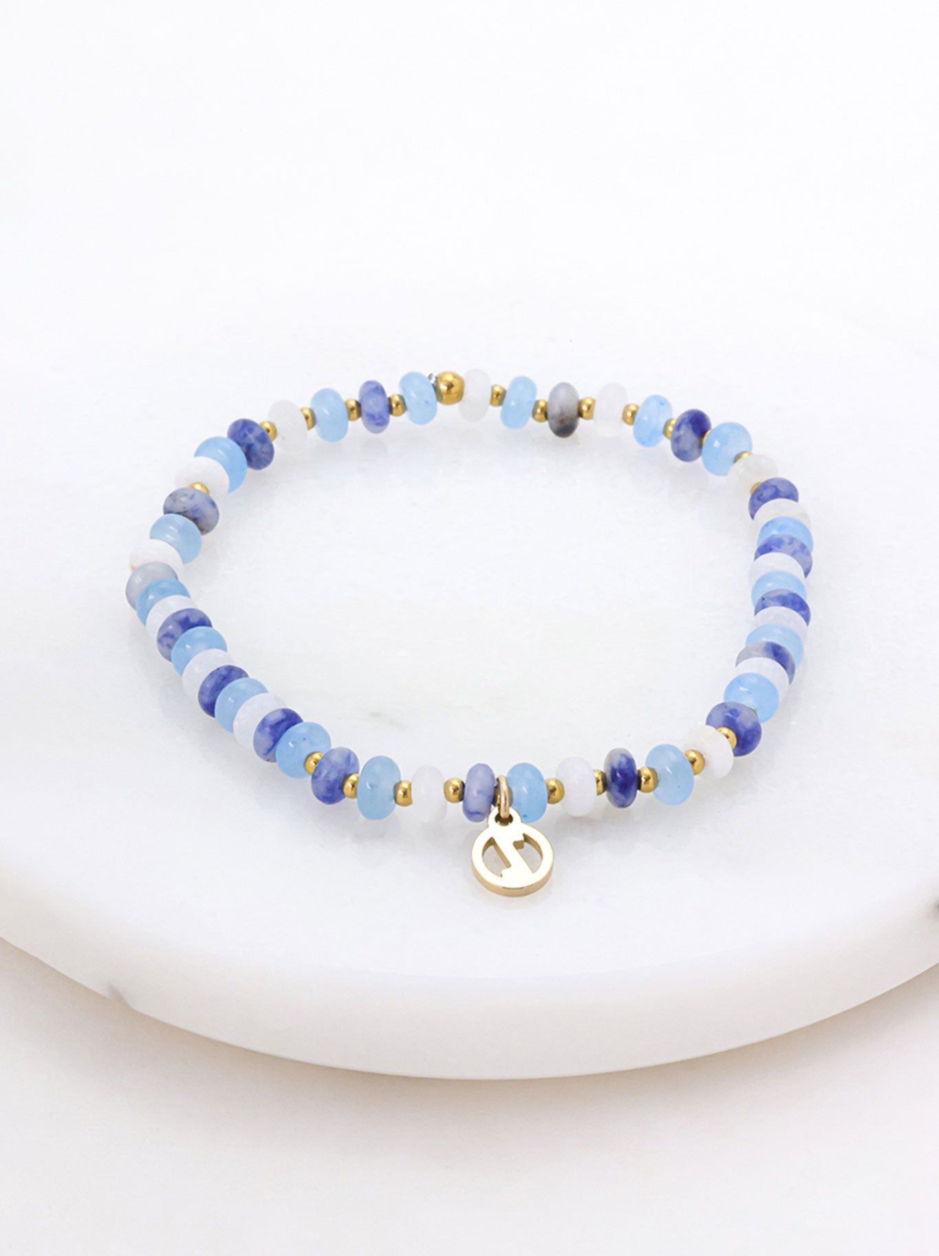 Image of Accessories. Productname: ZAFINO HARLOW BRACELET in Sky colour by brand - Zafino