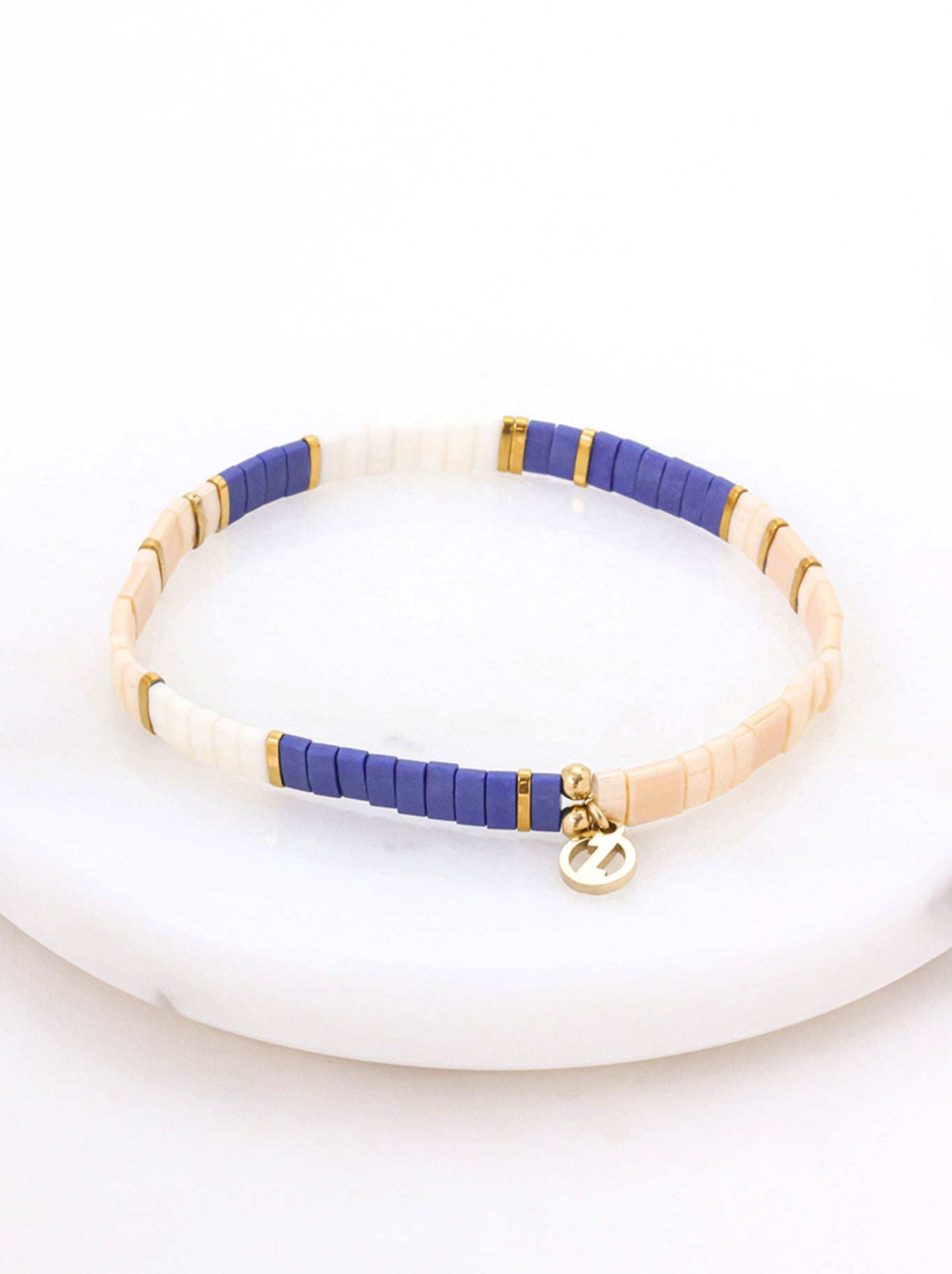 Image of Accessories. Productname: ZAFINO TILE BRACELET in Pacific colour by brand - Zafino