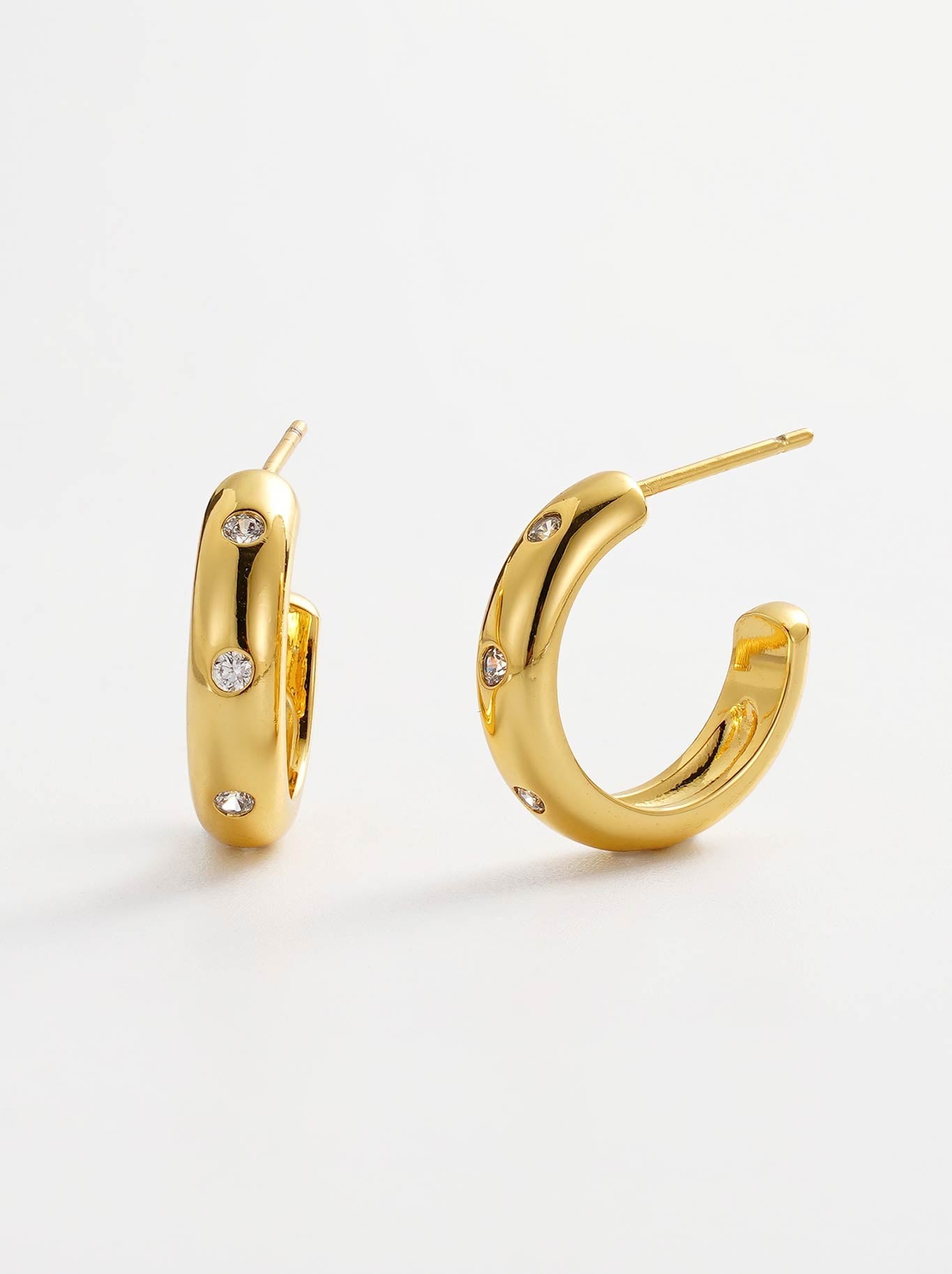 Image of Jewelry. Productname: Zafino Talia Hoop in Gold colour by brand - Zafino