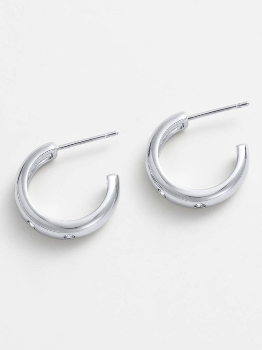 ZAFINO TALIA HOOP (Silver)