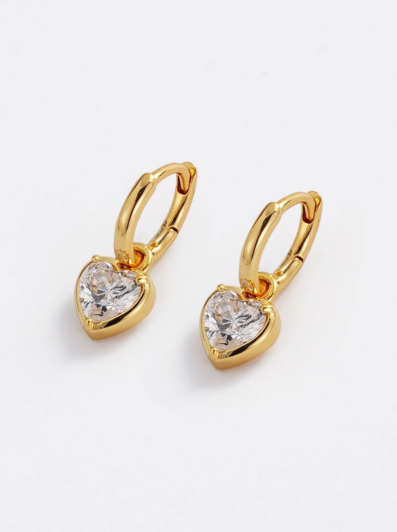 Image of Earrings. Productname: Zafino Amor Earring in Gold colour by brand - Zafino