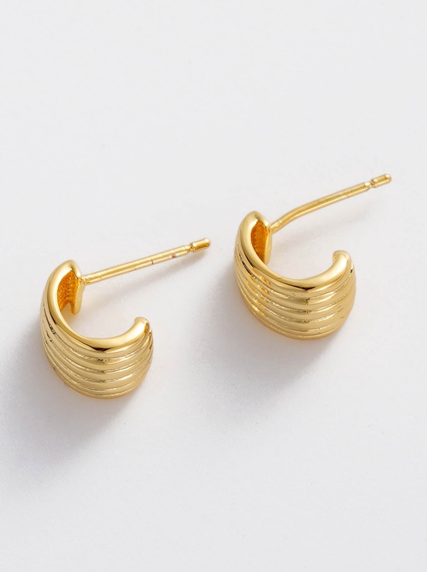 ZAFINO SASHA HOOP SMALL (Gold)