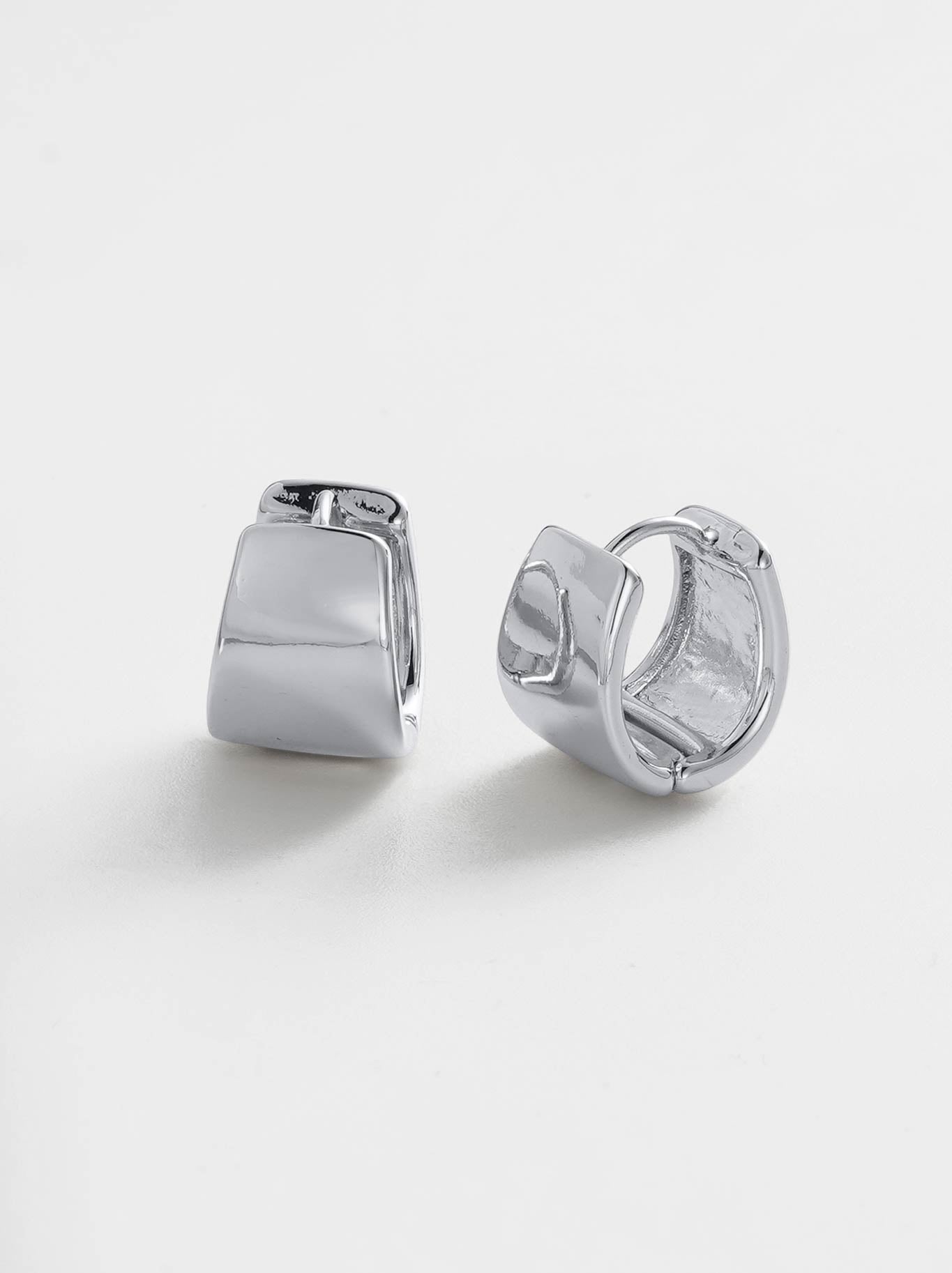Image of Jewelry. Productname: Zafino Riley Hoop in Silver colour by brand - Zafino
