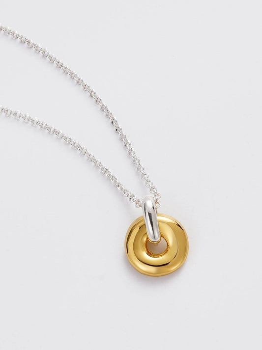 Image of Necklaces. Productname: Zafino Astrid Necklace in Gold Silver colour by brand - Zafino