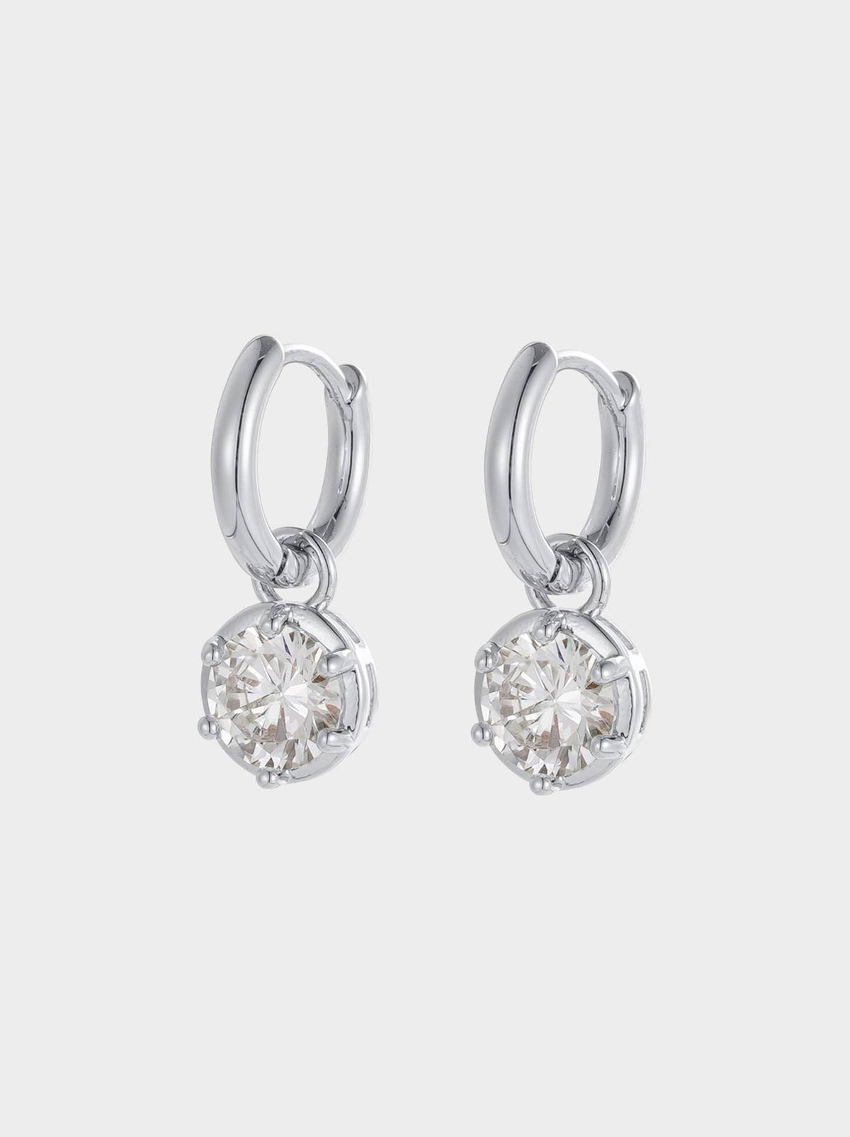 Image of Earrings. Product name - ZAFINO SERENA EARRING in Silver colour by brand - Zafino