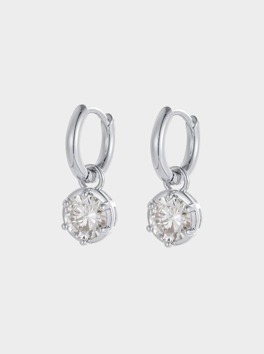Image of Earrings. Product name - ZAFINO SERENA EARRING in Silver colour by brand - Zafino