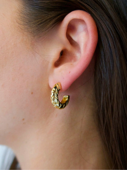 Zafino Briana Hoop Earring (Gold)