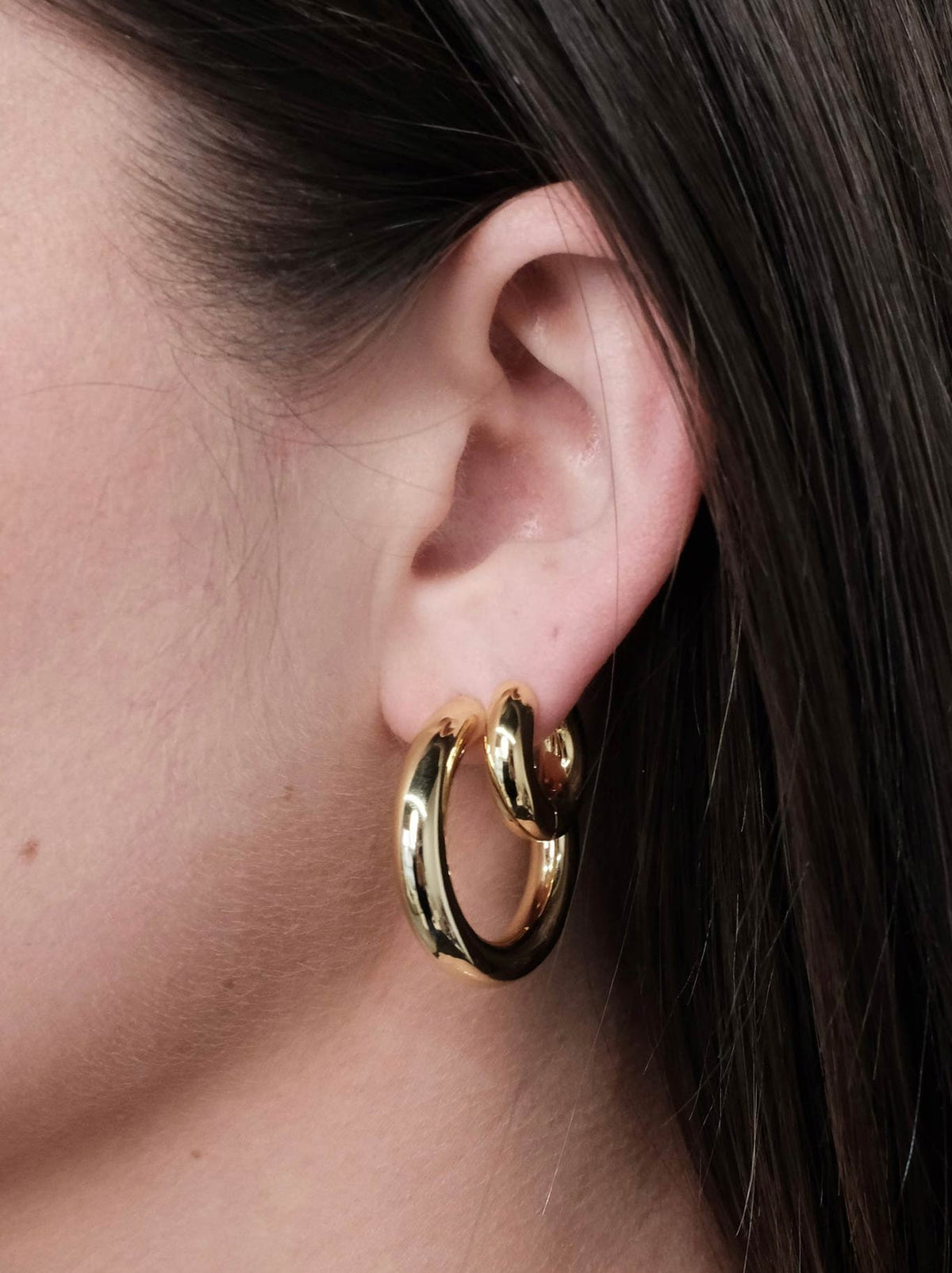 Zafino Lina Hoop Small (Gold)